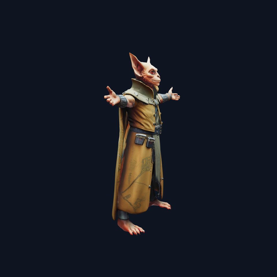 Mystical Elf Warrior model pack